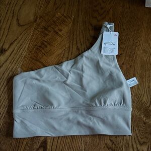 Lululemon Athletica Gray Asymmetrical Sports Bra